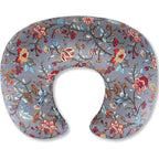 X-vesolje nursing pillow in peony floral print front view