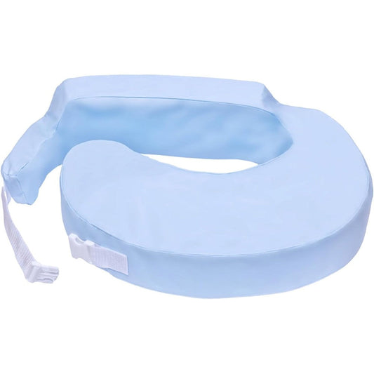 My Brest Friend Professional Nursing Pillow blue front view for breastfeeding support