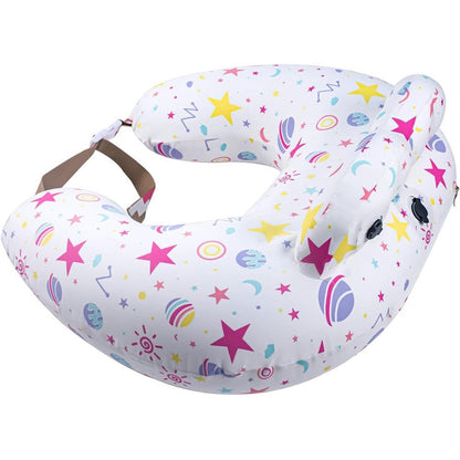 Portabuddy inflatable nursing pillow front view for breastfeeding