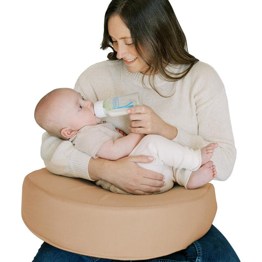 Dr. Brown's nursing pillow gentle beige front view