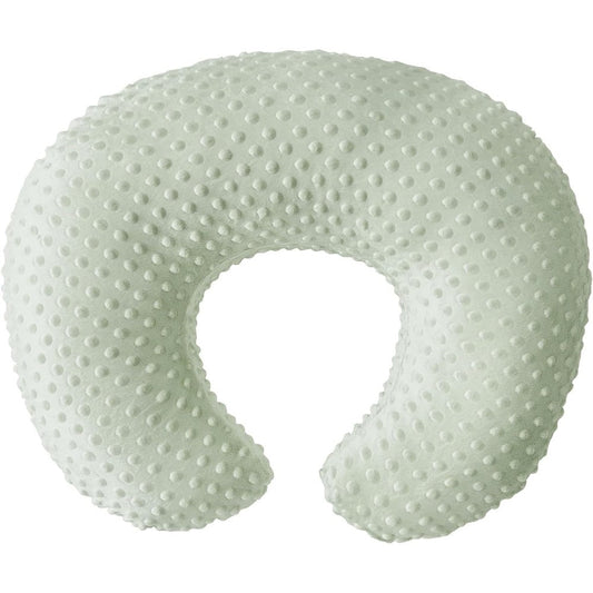 Omys nursing pillow sage green front view ergonomic support