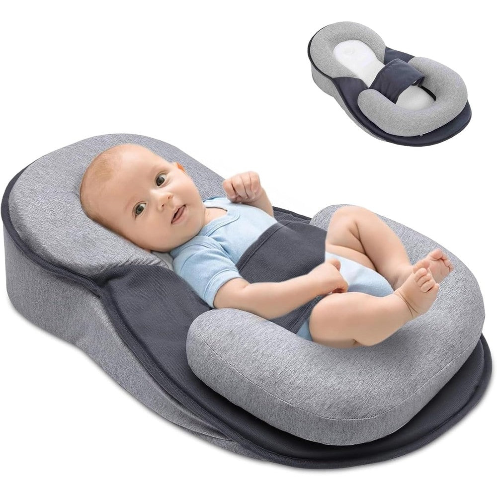 Boppy baby reflux breastfeeding pillow front view for infant feeding support