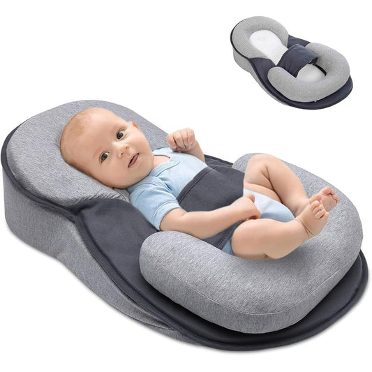 Boppy baby reflux breastfeeding pillow front view for infant feeding support
