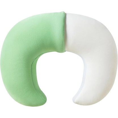 Queness plus size nursing pillow front view in green