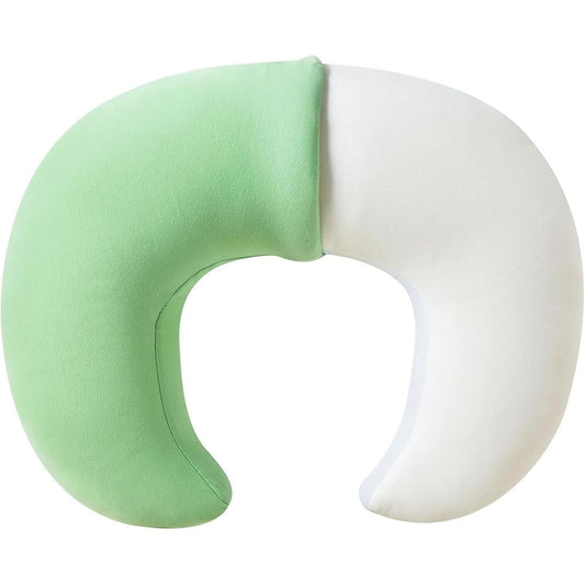 Queness plus size nursing pillow front view in green