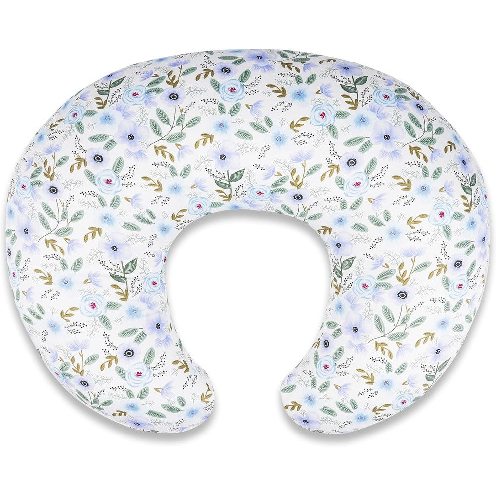 Toysilo adjustable nursing pillow with leaf print front view
