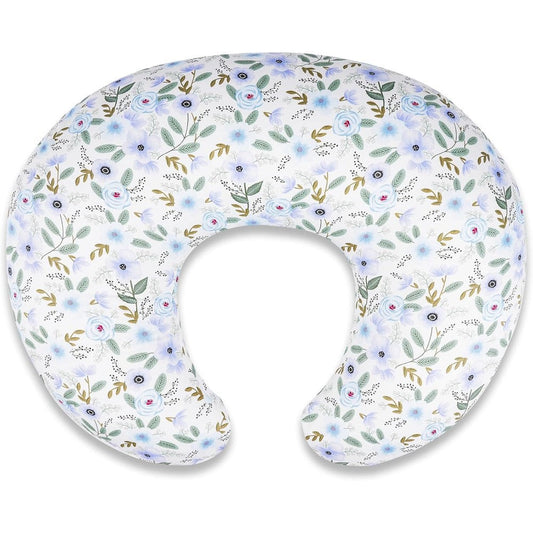 Toysilo adjustable nursing pillow with leaf print front view