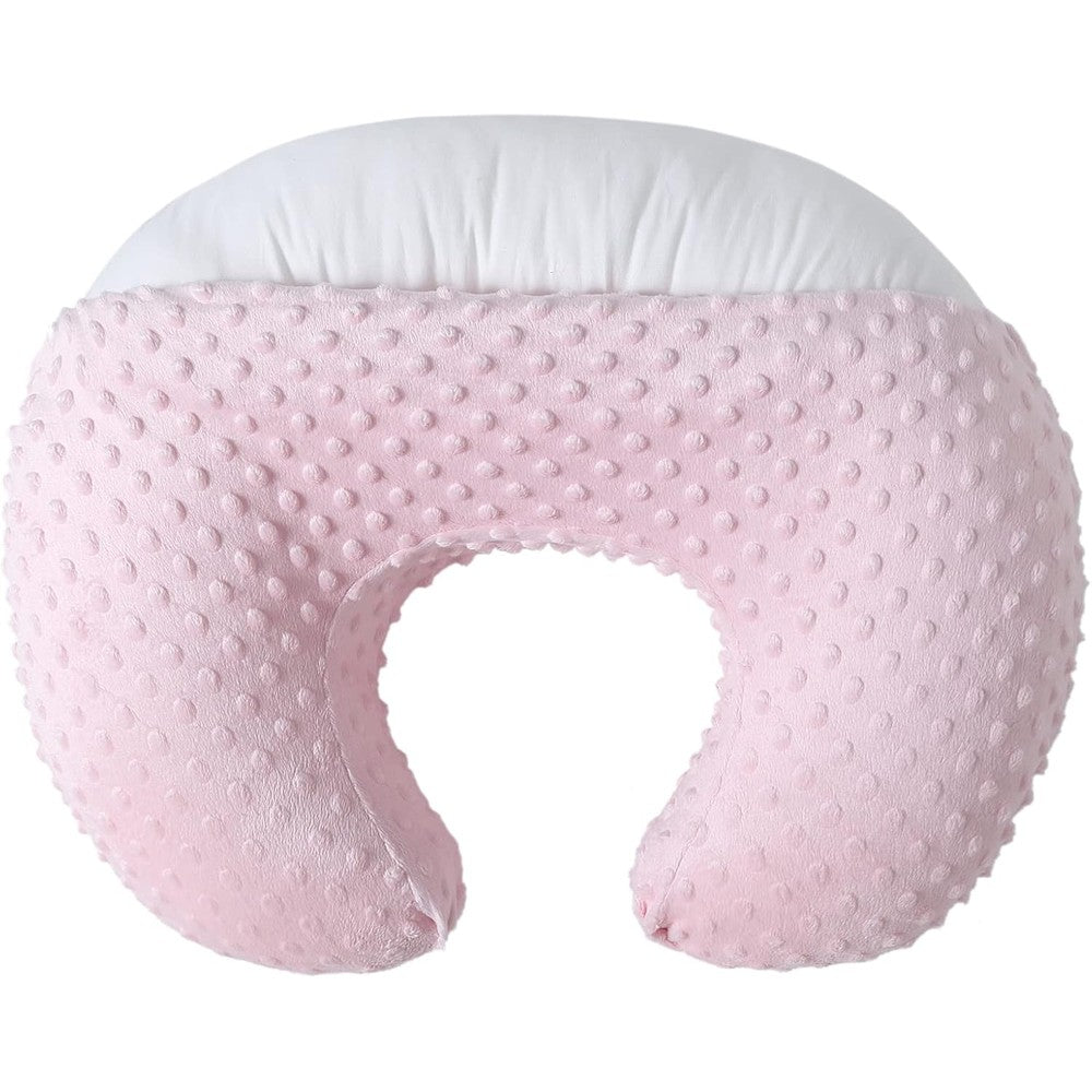 Donomilo nursing pillow and positioner in blushing bride pink