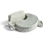 My Brest Friend Super Deluxe Nursing Pillow in Platinum front view
