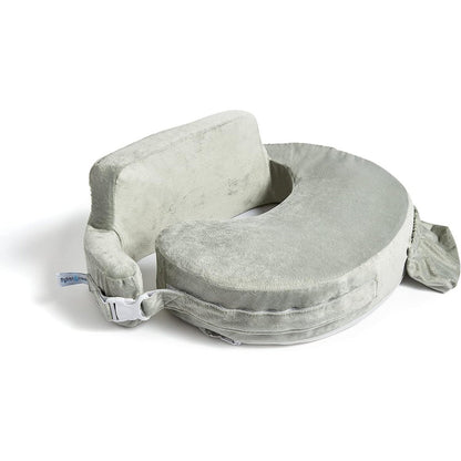 My Brest Friend Super Deluxe Nursing Pillow in Platinum front view