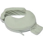 My Brest Friend Super Deluxe Nursing Pillow For Breastfeeding And Bottle Feeding With Firm Flat Cushion And Adjustable Backrest In Spring Green - Image 1
