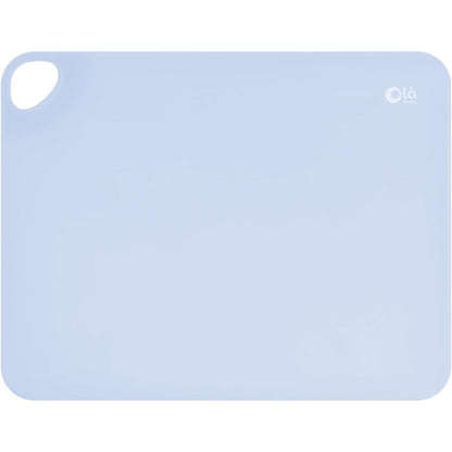 Olababy Fold N Go Silicone Placemat in blueberry color front view