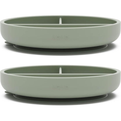 Lalo Sage Suction Plates 2 Pack front view