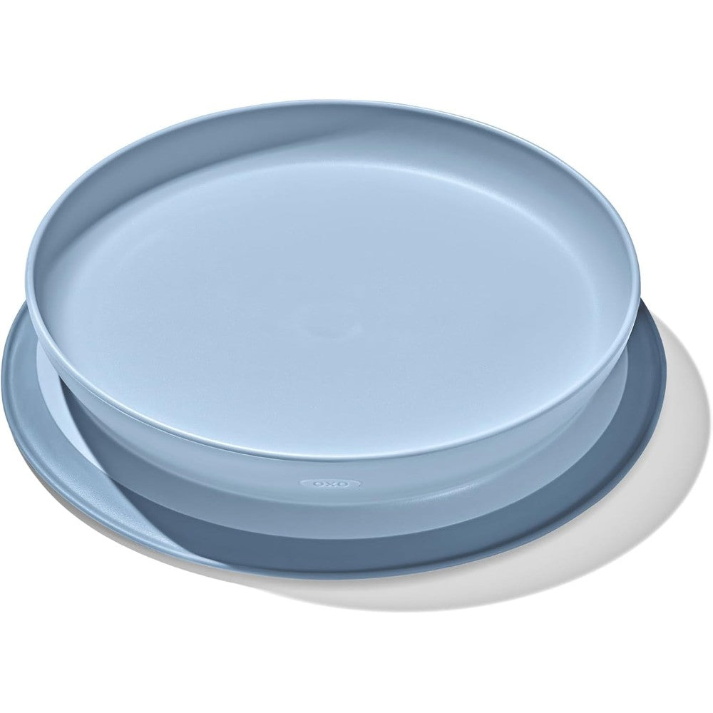 OXO Tot Stick and Stay Suction Plate in Dusk color front view
