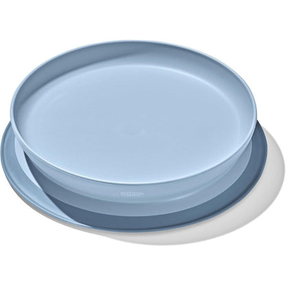 OXO Tot Stick and Stay Suction Plate in Dusk color front view