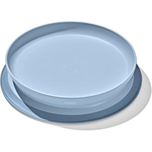OXO Tot Stick and Stay Suction Plate in Dusk color front view