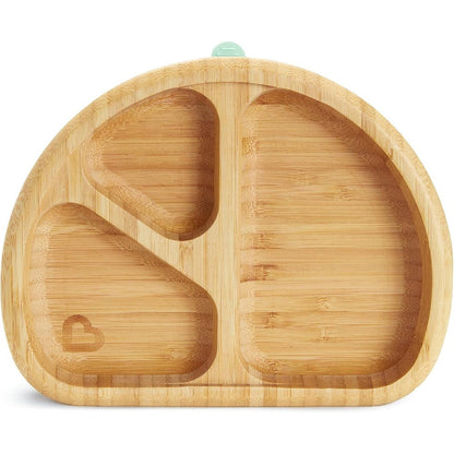 Munchkin Bambou Divided Suction Plate front view
