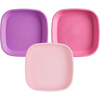 Re-Play toddler plates set of three princess color front view