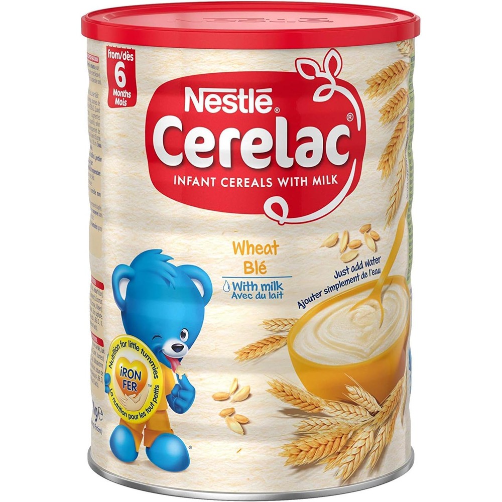 Nestle Cerelac Wheat With Milk Infant Cereal 2.2 Pound front package view