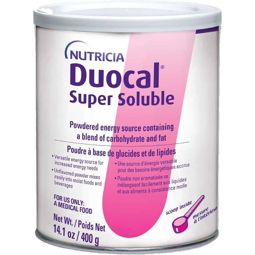 Duocal Nutricia High Calorie Super Soluble Powder canister front view