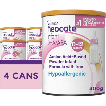 Nutricia Neocate Infant hypoallergenic amino acid formula front view