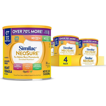 Similac NeoSure Premature Post Discharge Infant Formula front view of the value can container