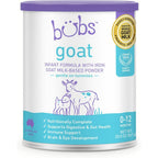 Bubs Whole Goat Milk Formula with Iron front view of twenty ounce canister