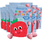 Amara Organic Fruit Bites Sweet Strawberry front view package