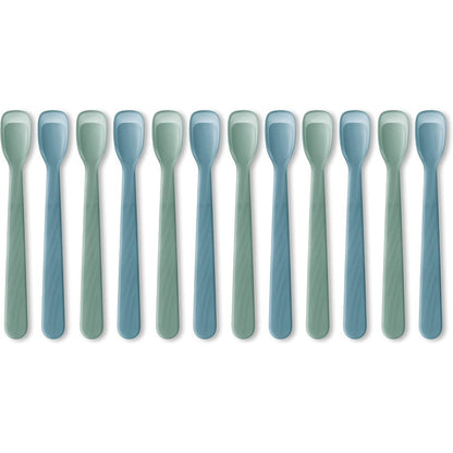 NUK Rest Easy Baby Spoons front view showcasing the soft feeding tip and ergonomic handle.