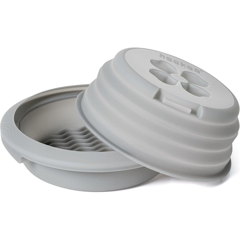 Haakaa multipurpose silicone microwave bottle sterilizer front view