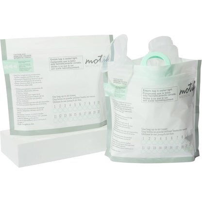 Motif Medical microwave steaming sterilizer bags front packaging view