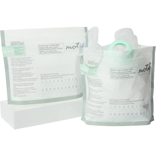 Motif Medical microwave steaming sterilizer bags front packaging view