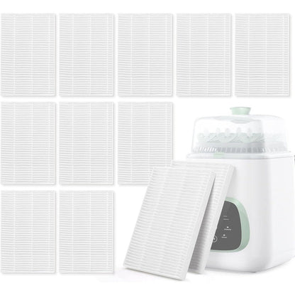 Dollform 12 pack filter replacement front view showcasing the high efficiency filtration layer for baby bottle washers.