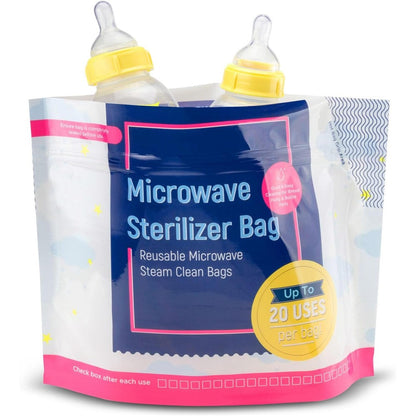 Impresa Microwave Baby Bottle Steam Bags front packaging view