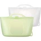 Sicyeast silicone travel bottle sterilizer bag front view