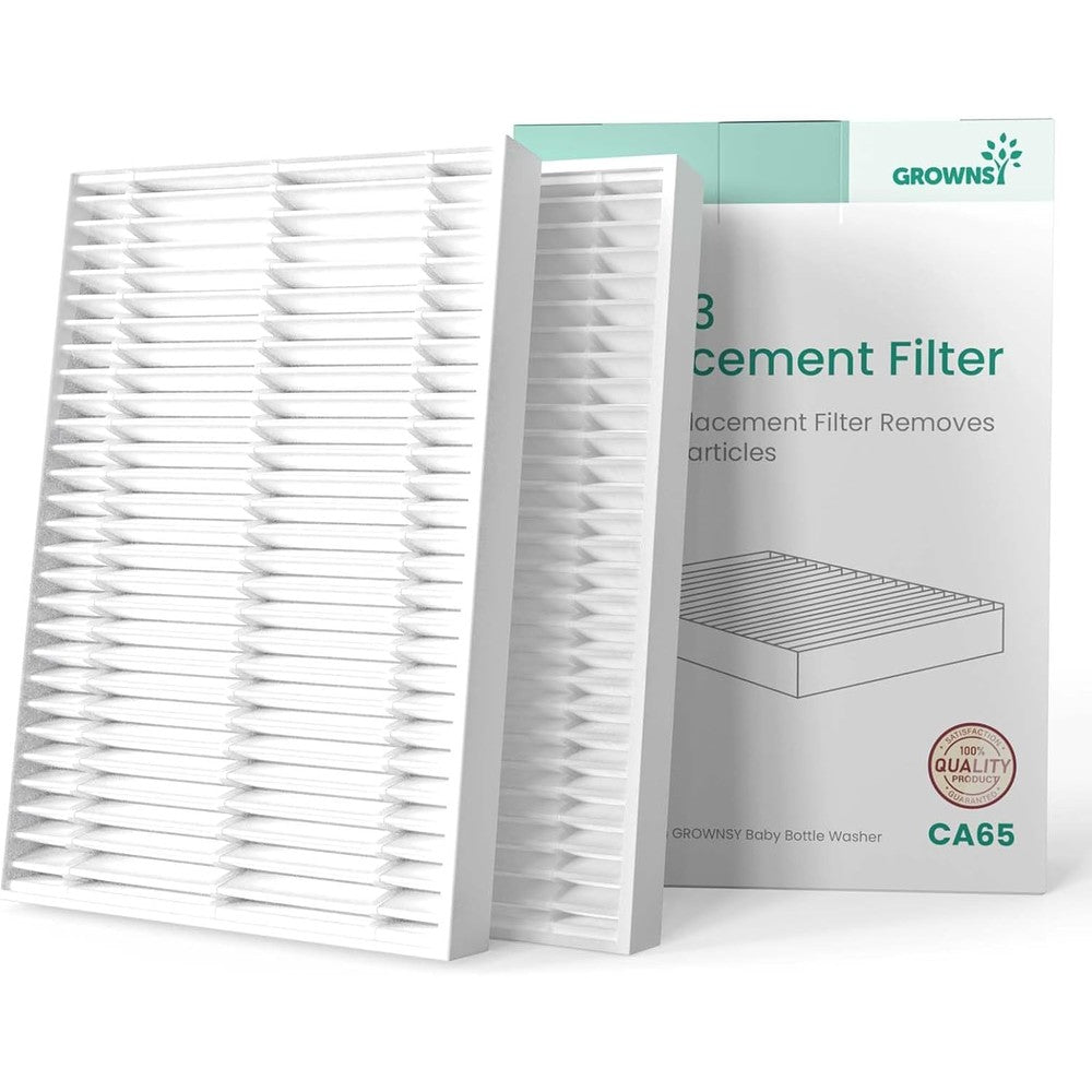 Grownsy 2 piece HEPA filter replacement pack front view