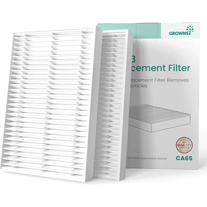 Grownsy 2 piece HEPA filter replacement pack front view