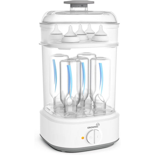 Grownsy electric baby bottle steam sterilizer front view