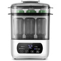 Amzbabychef 4-in-1 baby bottle steamer and dryer front view