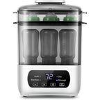 Amzbabychef 4-in-1 baby bottle steamer and dryer front view