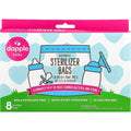 Dapple Baby microwave sterilizer bags front packaging view for baby bottles