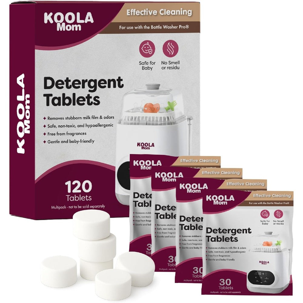 Grownsy detergent tablets for bottle washer 120 count front view