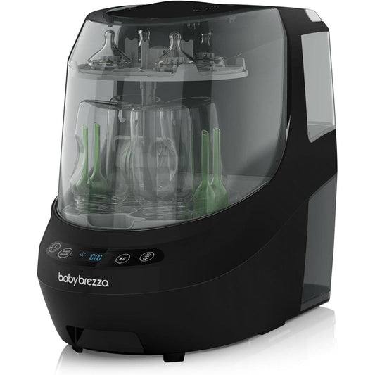 Baby Brezza Bottle Washer Pro black unit front view