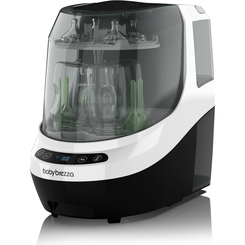 Baby Brezza Bottle Washer Pro front view showing sleek design