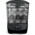 Baby Brezza Bottle Sterilizer and Dryer Advanced front view in charcoal