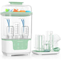 Momcozy bottle sterilizer and dryer front view on kitchen counter