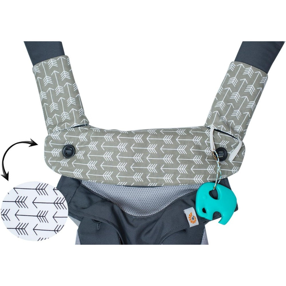 Mila Millie reversible cotton drool pad for baby carriers