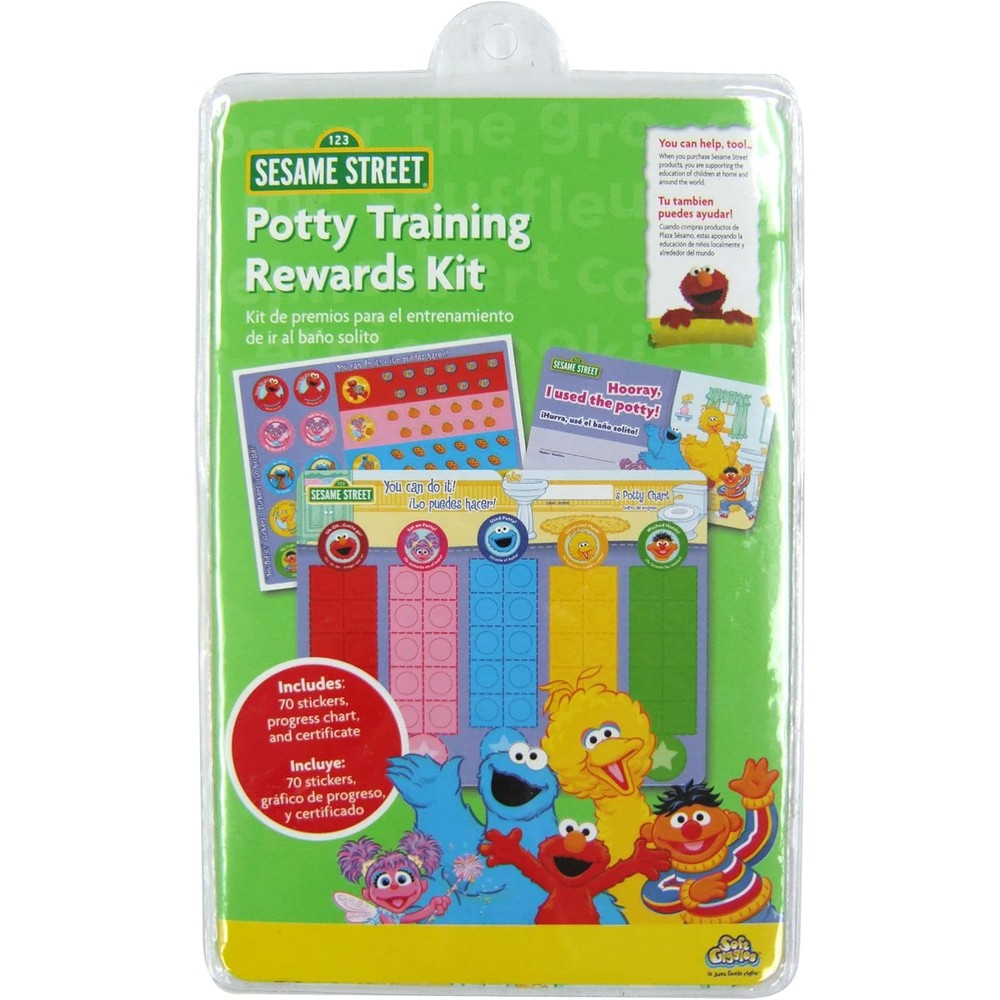 Ginsey Sesame Street Potty Training Rewards Kit front view