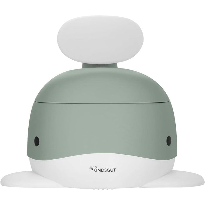 Kindsgut Whale Potty Training Toilet front view in pistachio