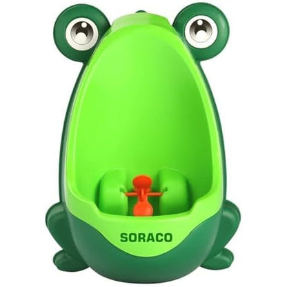 Soraco cute frog potty training urinal for boys front view
